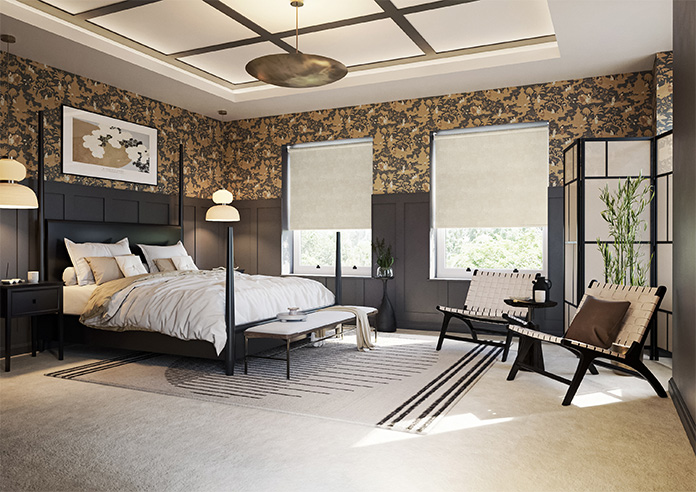 Ajanta (Blackout), Cream - Roller Blind - Image 7